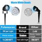 20W Dusk to Dawn led Light Spotlights Outdoor, Low Voltage Warm White Outdoor - Image 6