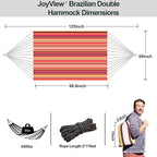 JoyView Brazilian Double Hammock - Image 2