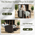 LayinSun Oversized Wicker Outdoor Swivel Glider Recliner - Image 5