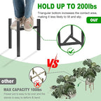 Airpark Plant Stand Indoor Adjustable, Metal Modern Plant Stands, Heavy Duty - Image 9