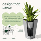 Veradek V-Resin Indoor/Outdoor Taper Planter - Image 8