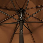 Blissun 9' Outdoor Patio Umbrella, Outdoor Table Umbrella, Yard Umbrella - Image 3
