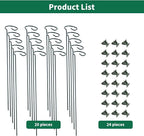 20 Pack Plant Support Stakes - Image 6