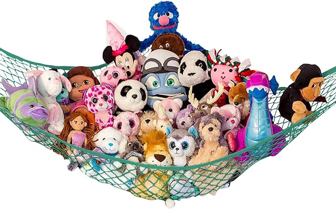 Lilly's Love Stuffed Animal Hammock | Corner Hanging Organizer, Toy Storage by LillysLove