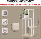 AZERPIAN Plant Stand 4 Tier Indoor Metal Flower Shelf - Image 4