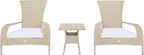 SAFAVIEH Outdoor Patio Furniture Collection Edna 3-Piece Lounge Set by SAFAVIEH