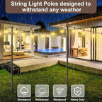 2 Pack 10FT Lighting Hanging Pole - Image 5