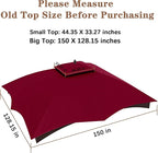 SCOCANOPY Burgundy Ripstop Replacement Roof - Image 3