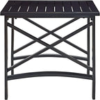 Crosley Furniture Kaplan Weather Resistant Metal Outdoor Side Table - Image 4