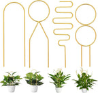 4 Pcs Small Metal Trellis for Potted Plants, Small Trellis for Potted Plants by Unknown