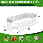A ANLEOLIFE 6-Pack 4X4X1.5ft & 6X2X1.5ft Deep Root Galvanized Raised Garden - Image 3
