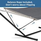 SUNCREAT 2 Person Hammock with Stand, Heavy Duty Portable Hammocks, 475 lbs - Image 3