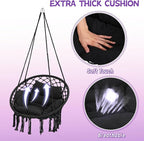 Macrame Hammock Hanging Swinging Chair - Image 3