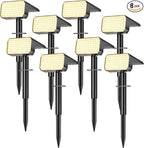 LANSOW Solar Spot Lights Outdoor Waterproof IP67, Solar Landscape Spotlights by LANSOW