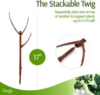 Stackable Plant Support Stakes, Indoor & Outdoor Houseplant Stem Support - Image 2