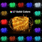 200ft Outdoor Rope Light, IP68 Waterproof 25 Color Changing String Lights - Image 2