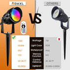 Halloween Christmas RGBW Landscape Light Outdoor, 10W Color Changing Low - Image 2