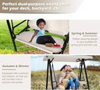 AECOJOY 2-Seat Outdoor Patio Swing Chair - Image 6