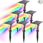 Linkind Solar Lights Outdoor Waterproof IP65, StarRay RGB Solar Spot Lights by Linkind