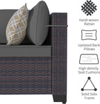 Outdoor Patio Furniture Set, 14 Pieces Outdoor Sectional Furniture Patio Sofa - Image 3