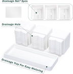 D'vine Dev Herb Garden Planter Set, Plastic Plant Pots - Image 5