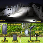 ROSHWEY Solar Outdoor Lights, Waterproof Solar Yard Lights 600LM Spot Light - Image 4