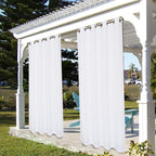 BONZER Outdoor Curtains for Patio Water Resistant Heavy Privacy Light Filtering - Image 7