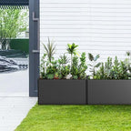 Rectangular Planter Box Large Planter Box Outdoor, Metal Planters - Image 2
