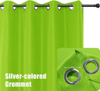 BONZER Outdoor Curtains for Patio Waterproof Thick Privacy Grommet Light - Image 2