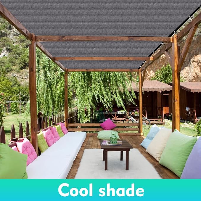90% Shade Cloth Sun Shade Fabric Privacy Screen Shade Cover - Image 6