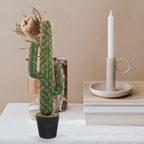 ABOOFAN Artificial Saguaro Cactus in Pot Faux Succulent Plant 20.86In Large - Image 6