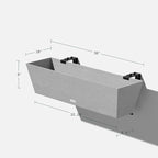 Veradek Pure Series Railing Planter - Image 2
