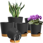 7/6.5/6/5.5/5/4 inch Self Watering Pots by WSMKSZ