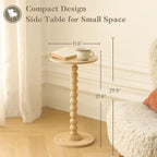 Round Side Table, Small Drink Table - Image 2