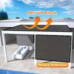 Artpuch Outdoor Pergola Shade Cover 4x6 FT Sun Shade Cloth - Image 3