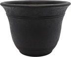 The HC Companies Sierra Round Self-Watering Pot by TheHCCompanies