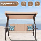 3-Seat Outdoor Porch Swing - Image 6