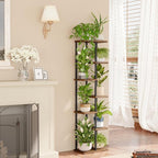 Bamworld Tall Plant Stand Indoor, 7 Tier Plant Shelf - Image 2