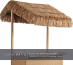 Grand patio Outdoor Tiki Bar Set - Image 4