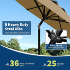 Garvee 10FT Patio Umbrella - Image 6