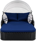 Merax Outdoor Patio Rattan Daybed Sunbed - Image 5