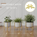 Plant Stand Indoor for 2 Height Options, Mid Century Modern Outdoor Planter - Image 5