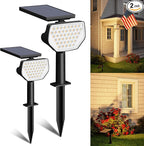 Lepro Solar Decorative Spot Lights 2 Pack, Warm White Accent Lights by Lepro