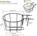 TQVAI 10 Inch Railing Planter - Image 3