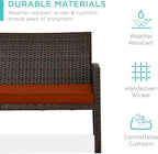 Best Choice Products 4-Piece Outdoor Wicker Patio Conversation Furniture Set - Image 3