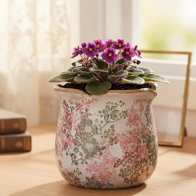 Ceramic Pots for Plants, Vintage Plant Pot - Image 4