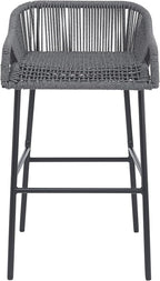 Christopher Knight Home Sivir Outdoor Barstool Set of 2, Patio Woven Rope Bar - Image 13