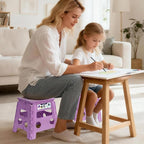 Delxo 13 inch Folding Step Stool, Non-Slip Foldable Stools Up to 300 LBS - Image 6