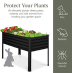 Best Choice Products 48x24x30in Galvanized Raised Garden Bed, Metal Elevated - Image 6