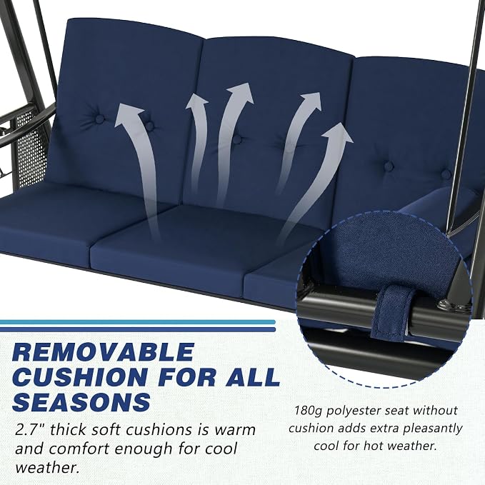 AECOJOY Outdoor Porch Swing - Image 2